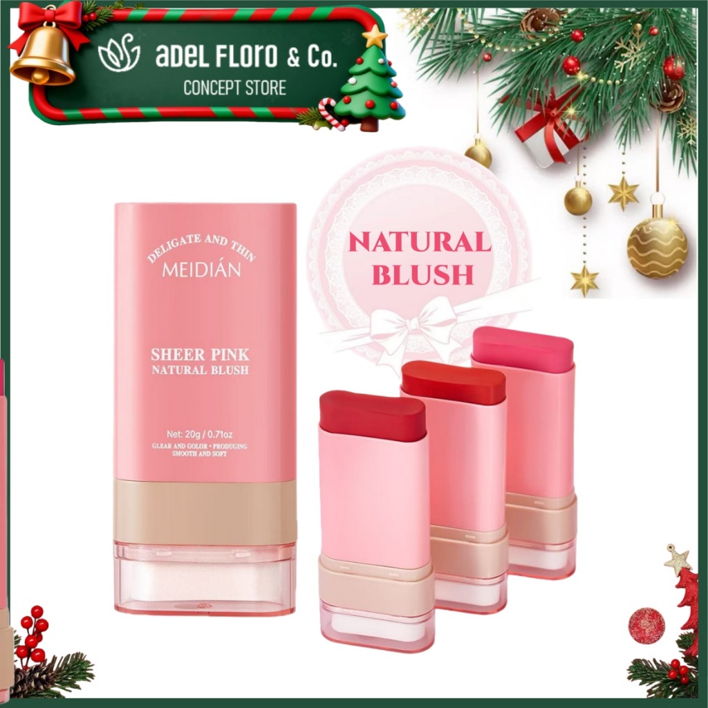 Adel Twist & Tint Phấn Má Xoay | Màu Chuẩn Tự Nhiên. Kem Mịn Không Vón, Thiết Kế Đa Năng Tiện Lợi