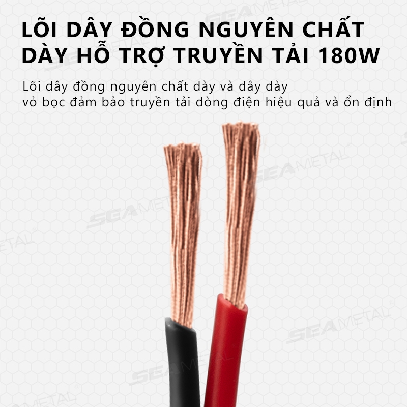 Bộ chia bật lửa thuốc lá ô tô SEAMETAL 180W 1 Nam đến 2 / 3 Ổ cắm nữ 12V / 24V Bộ chuyển đổi nguồn sạc nhanh có công tắc