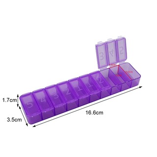 1 Chiếc Nhựa Nha Khoa Hộp Bảo Quản 10 Khe Cắm Nha Khoa Đa Năng Ngăn Tổ Chức Nhiều Lưới Răng Móng Tay Phần Hộp Đựng Trang Sức