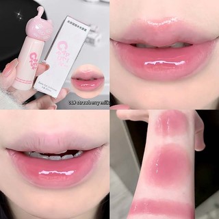 Thiết kế mèo dễ thương Son bóng CAPPUVINI - Hot Trend Hàn Quốc Plump Glass Lip Makeup, Cốc chống dính chống dính chống thấm nước lâu trôi CP287