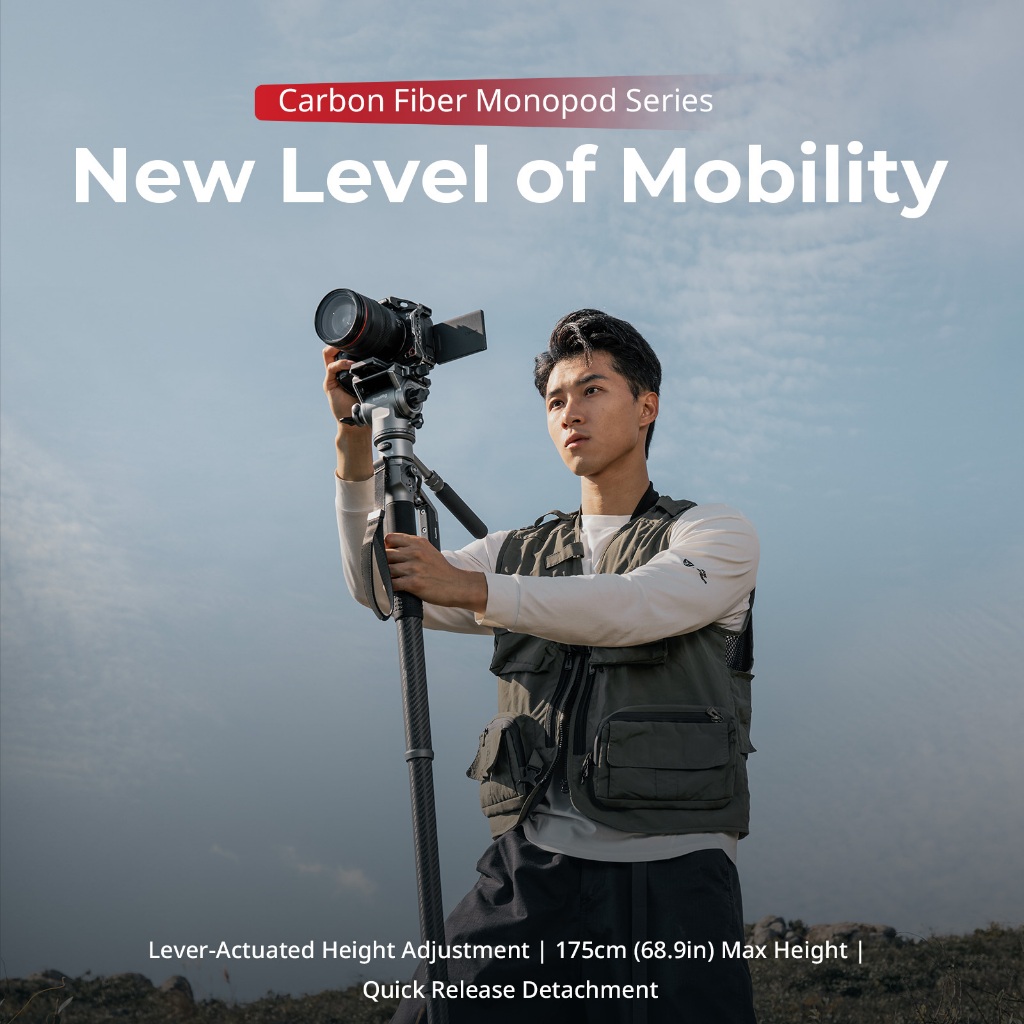 SmallRig Sợi Carbon Chụp Ảnh Monopod / Sợi Carbon Video Monopod #5564 ...
