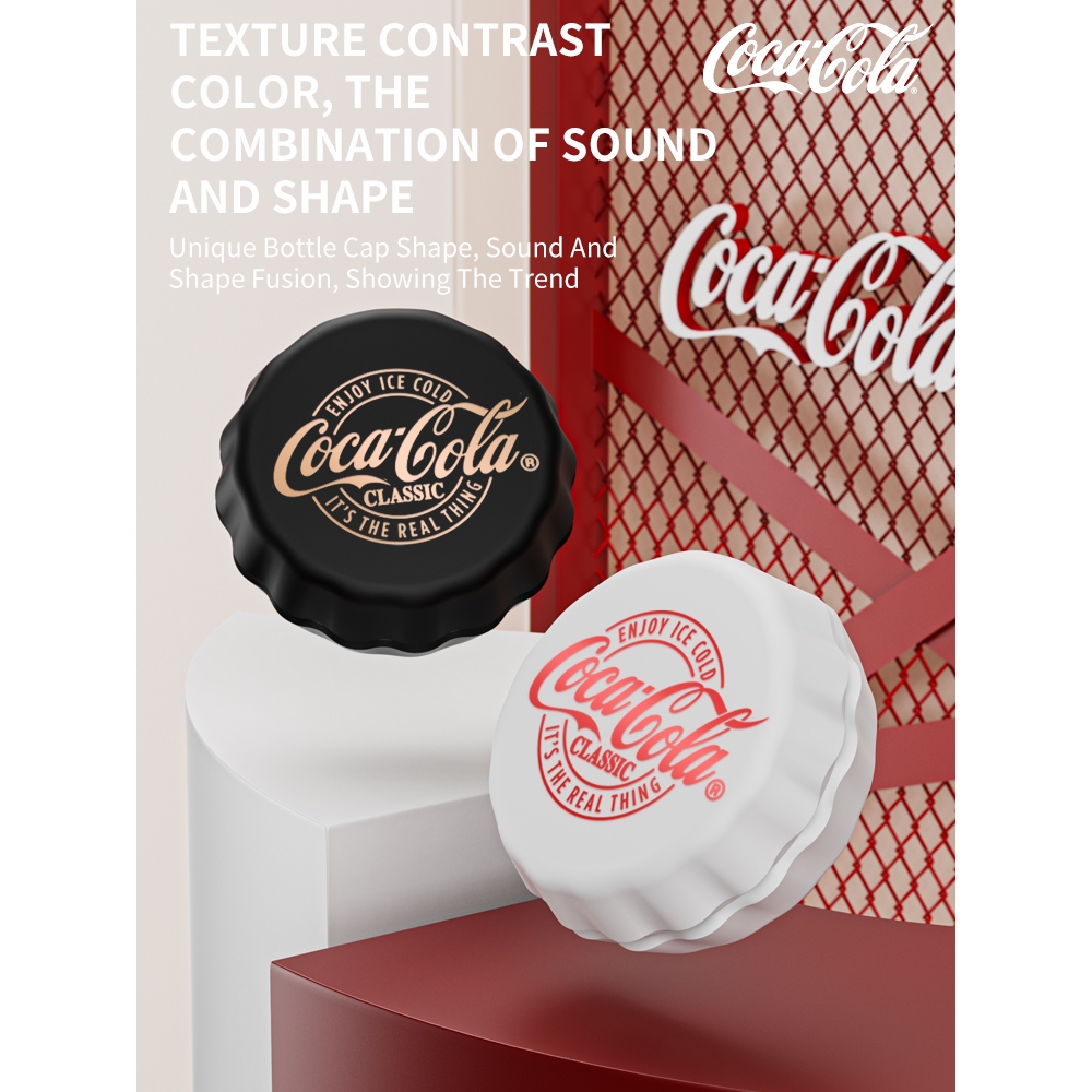 Tai nghe Bluetooth không dây thực sự Coca-Cola T13 Thiết kế bán trong tai | Trình điều khiển động 13mm | Bluetooth khử tiếng ồn ENC 5.4 | Tuổi thọ pin dài 15H | Điều khiển cảm ứng | Type-C Nhanh | BigBuy360 - bigbuy360.vn