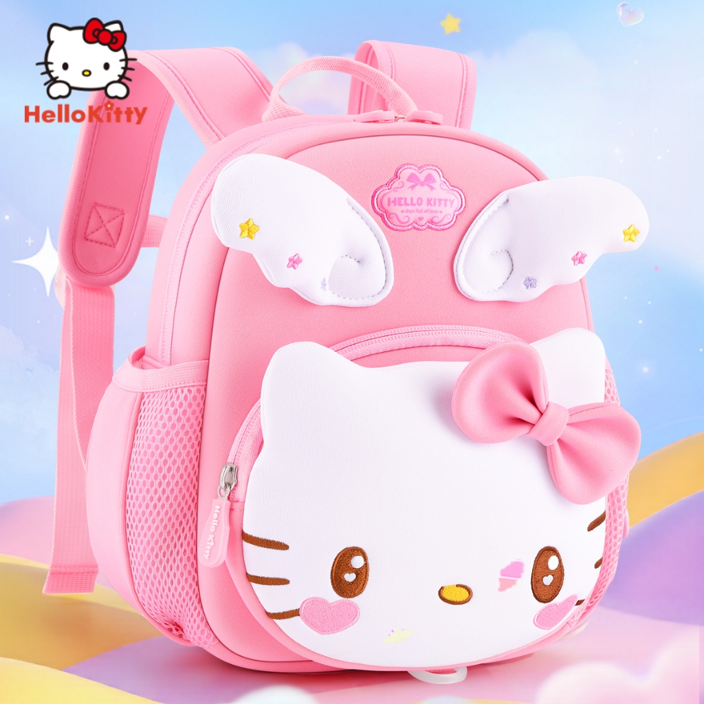 🏆 Sanrio Official Balo Học Sinh HelloKitty - Chống Thấm Nước - Freeship - Giảm 20%