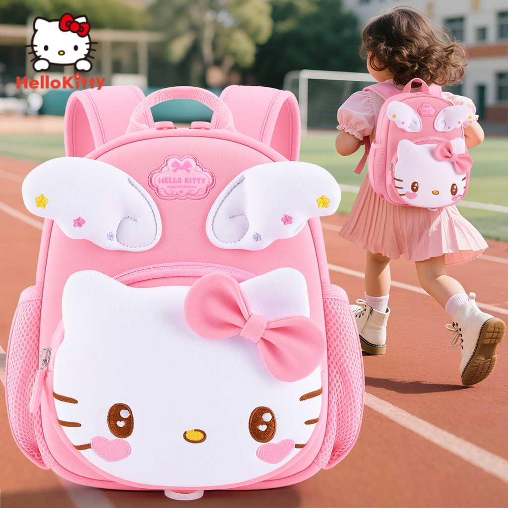 🏆 Sanrio Official Balo Học Sinh HelloKitty - Chống Thấm Nước - Freeship - Giảm 20%