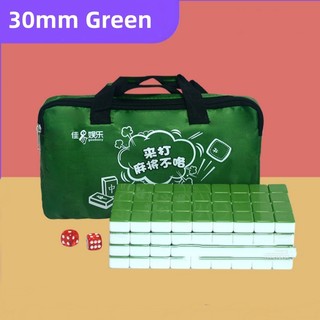 Bộ mạt chược có số màu xanh lá cây Kích thước tiêu chuẩn 24mm / 30mm màu xanh lá cây