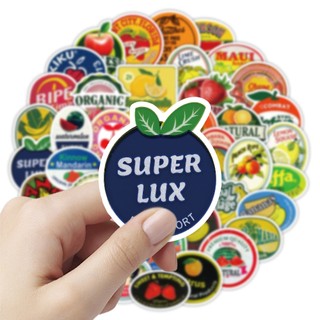 52 Chiếc Hỗn Hợp Vintage Trái Cây Logo Hoạt Hình Dán DIY Laptop Notebook Nhãn Dán Dễ Thương Đồ Chơi Trẻ Em