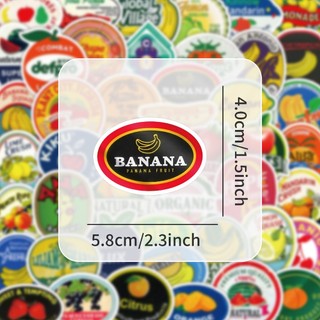52 Chiếc Hỗn Hợp Vintage Trái Cây Logo Hoạt Hình Dán DIY Laptop Notebook Nhãn Dán Dễ Thương Đồ Chơi Trẻ Em