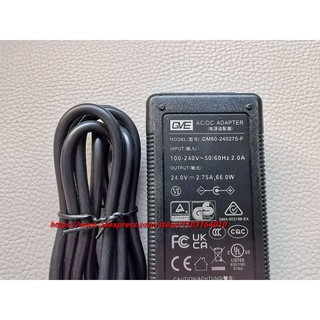 Bộ nguồn GVE GM60-240275Bộ chuyển đổi AC / DC -F 24V 2.75A có phích cắm 5,5 * 2,1mm 66W