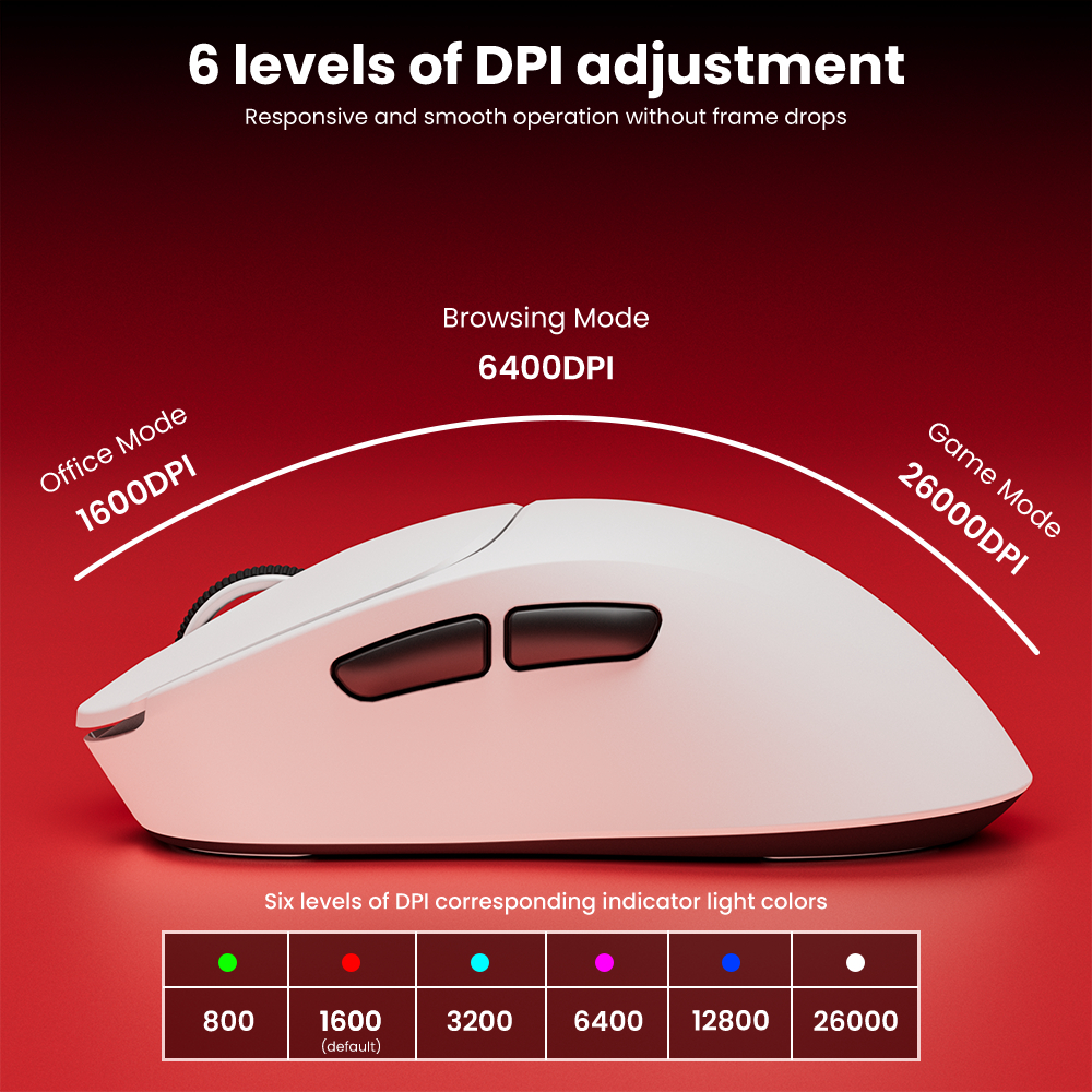 Chuột không dây RK MG5 Royal Kludge 8k 8000Hz Tri-Mode Bluetooth Wireless PAW3950 Chuột nhẹ có thể sạc lại cho PC Laptop Chơi game | BigBuy360 - bigbuy360.vn