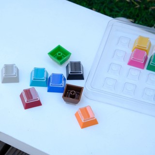 16 Màu Keycaps ABS + PC Cherry R4 Profile Keycap Tùy Chỉnh Keycaps Tương Thích Với Cherry Gateron MX Switch