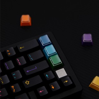 16 Màu Keycaps ABS + PC Cherry R4 Profile Keycap Tùy Chỉnh Keycaps Tương Thích Với Cherry Gateron MX Switch