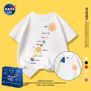 Áo thun họa tiết NASA cực đáng yêu 🌟 Chất cotton mềm mại - Khoác lên mình cả vũ trụ!