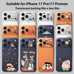 Phim mềm trong suốt/mờ bảo vệ ống kính, mặt sau iPhone 17 Pro Max