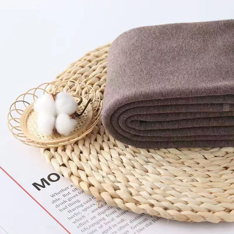 Quần thể thao lót nhung quần giữ ấm quần mặc trong mùa thu đông cho nữ cạp cao mặc bên ngoài sọc dọc tôn dáng gầy
