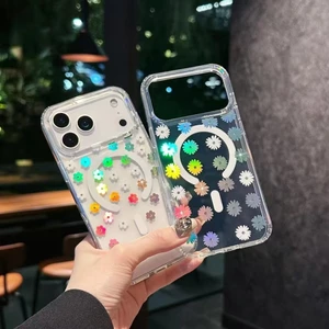 Ốp lưng cứng hoa Laser / imd tương thích cho iPhone 13 14 14Pro 14promax 15 15Pro 15Promax 16 16pro 16Promax 17Promax