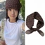 Khăn Trùm Đầu Nữ Mới Retro Màu Nâu Cho Thu Đông
