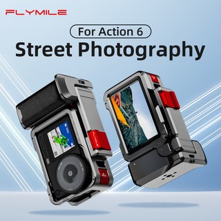 Dành Cho DJI OSMO HÀNH ĐỘNG 6 Đường Camera Bộ Tay Cầm Mở Rộng Thỏ Lồng Thể Thao Khung Camera Bảo Vệ action6 Thể Thao Phụ Kiện Camera