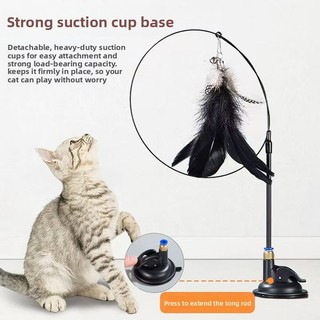 Mô phỏng Lông Vũ trêu chọc Đồ chơi cho mèo Mèo Self-Happy Mạnh Mút trêu chọc Cat Stick