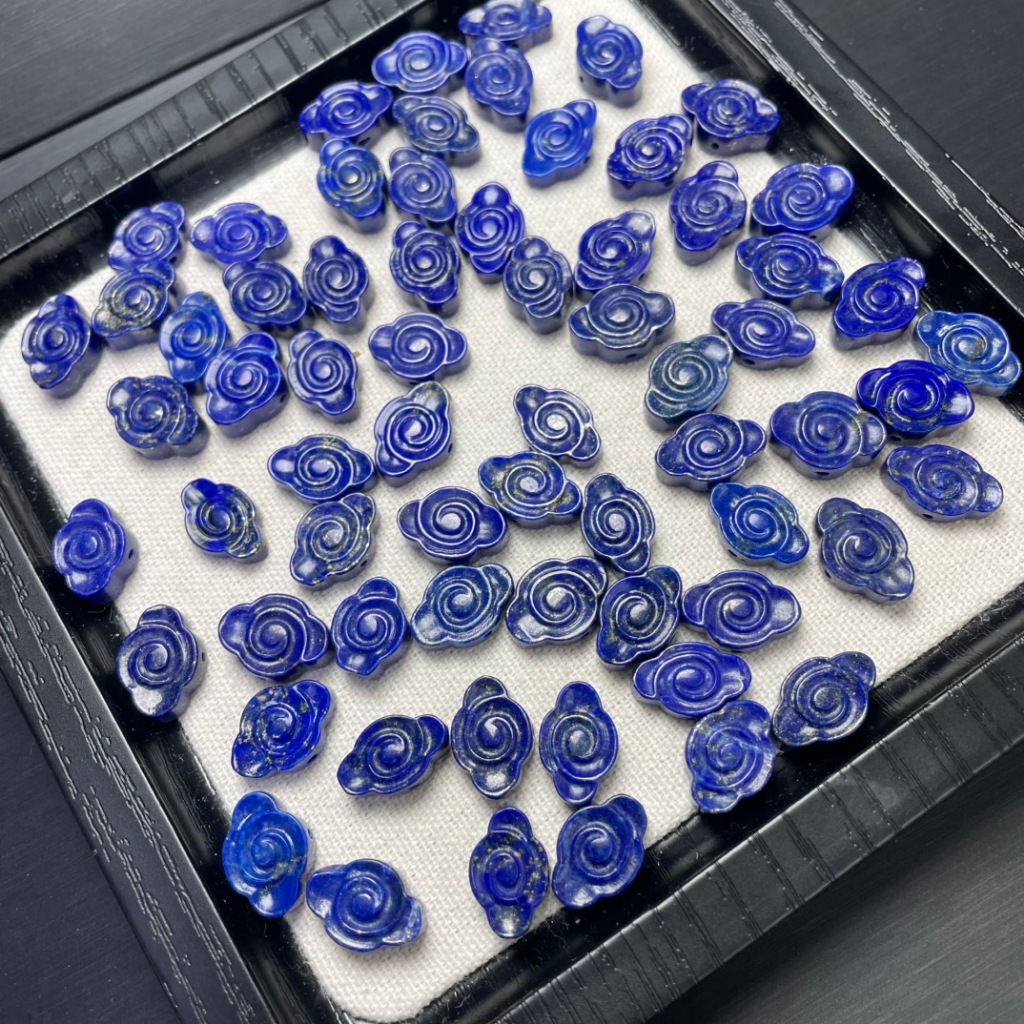 Phụ kiện đá quý Lapis Lazuli Ruyi tự nhiên - Sử dụng làm vòng tay hoặc mặt dây chuyền | Ưu đãi đặc biệt Sản phẩm mới