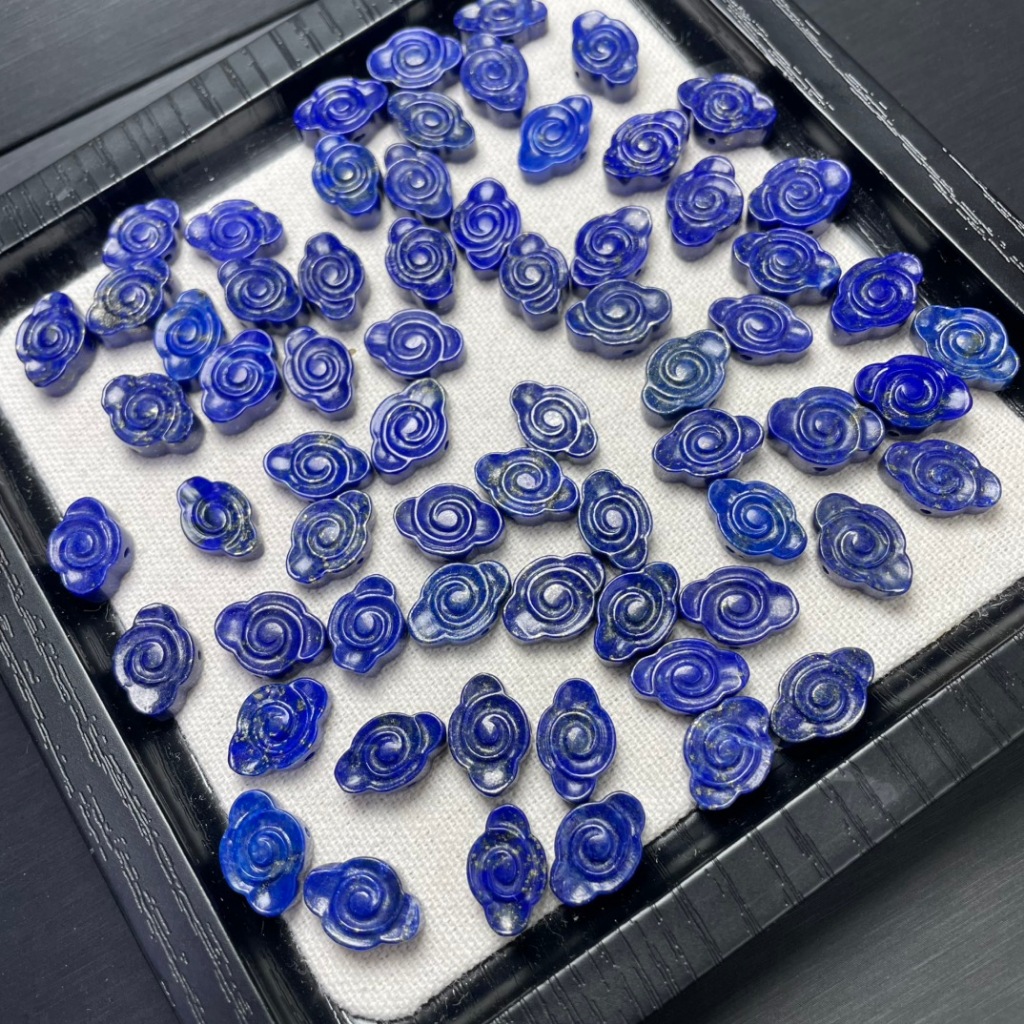 Phụ kiện đá quý Lapis Lazuli Ruyi tự nhiên - Sử dụng làm vòng tay hoặc mặt dây chuyền | Ưu đãi đặc biệt Sản phẩm mới