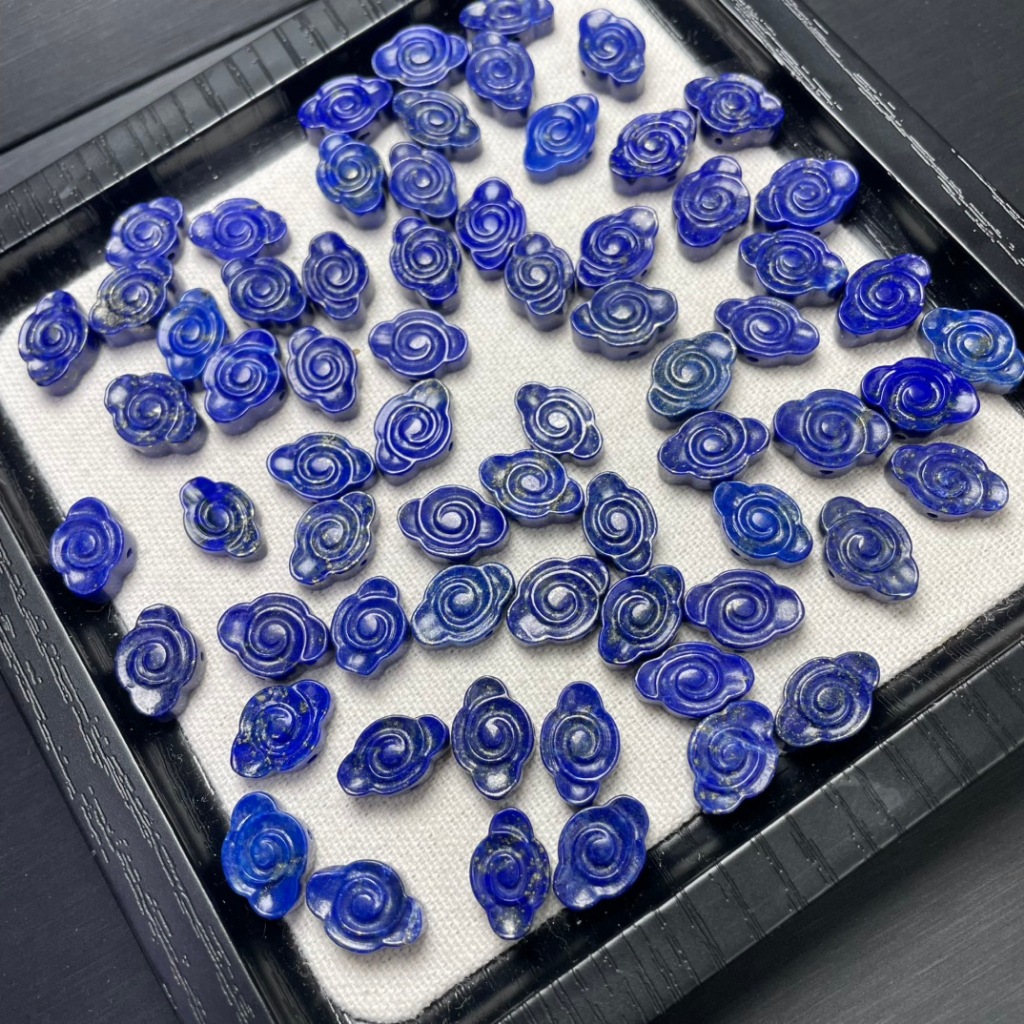 Phụ kiện đá quý Lapis Lazuli Ruyi tự nhiên - Sử dụng làm vòng tay hoặc mặt dây chuyền | Ưu đãi đặc biệt Sản phẩm mới