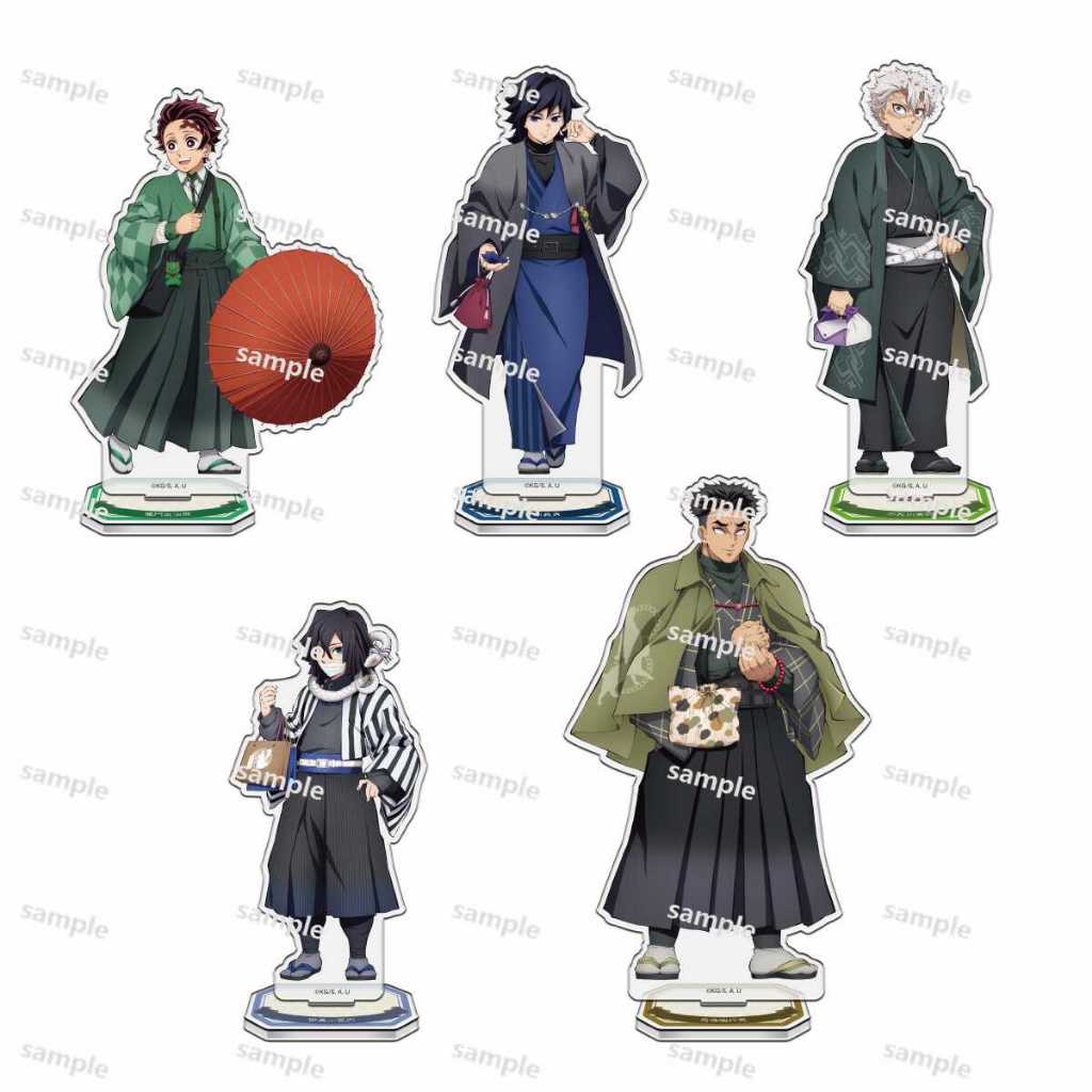 Demon Slayer: Kimetsu no Yaiba Sanemi Shinazugawa Giyu Tomioka Anime Hình Hàng Hóa Acrylic Đứng