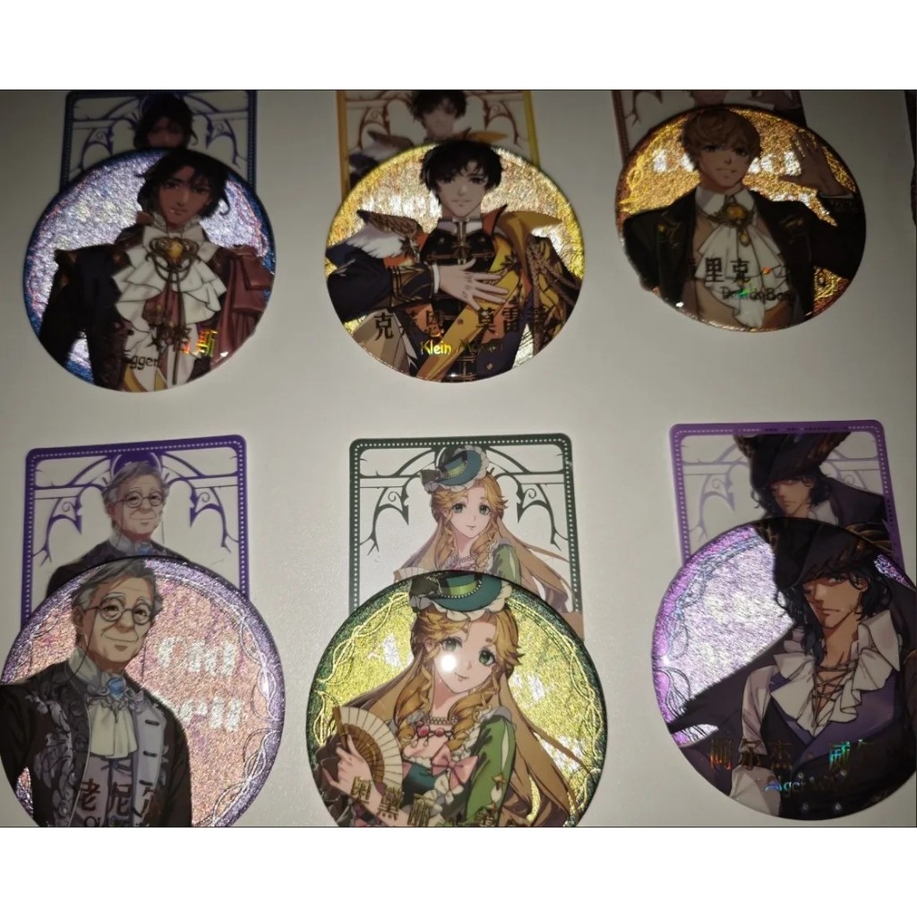 Bộ hộp mù huy hiệu Anime Lord of Mysteries, Chân sưu tập phát sáng ban đêm – 10 + 1 miếng thưởng Hàng hóa quạt, Hộp quà tặng cho người sưu tập
