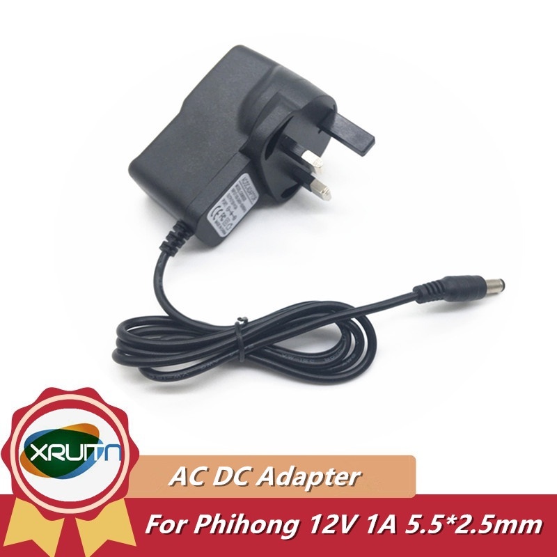 Bộ chuyển đổi AC DC mới cho Phihong PSAA06R-120L6 46001724 Bộ nguồn Swiching Mettler Ohaus Sạc 12V 1A 0.5A Phích cắm US / EU / UK