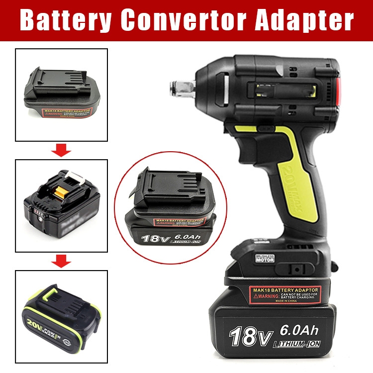 Bộ Chuyển Đổi Pin MT18WORX5 Cho Makita 18V Li-ion Pin Dành Cho Worx 5PIN 20V Xanh Dụng Cụ