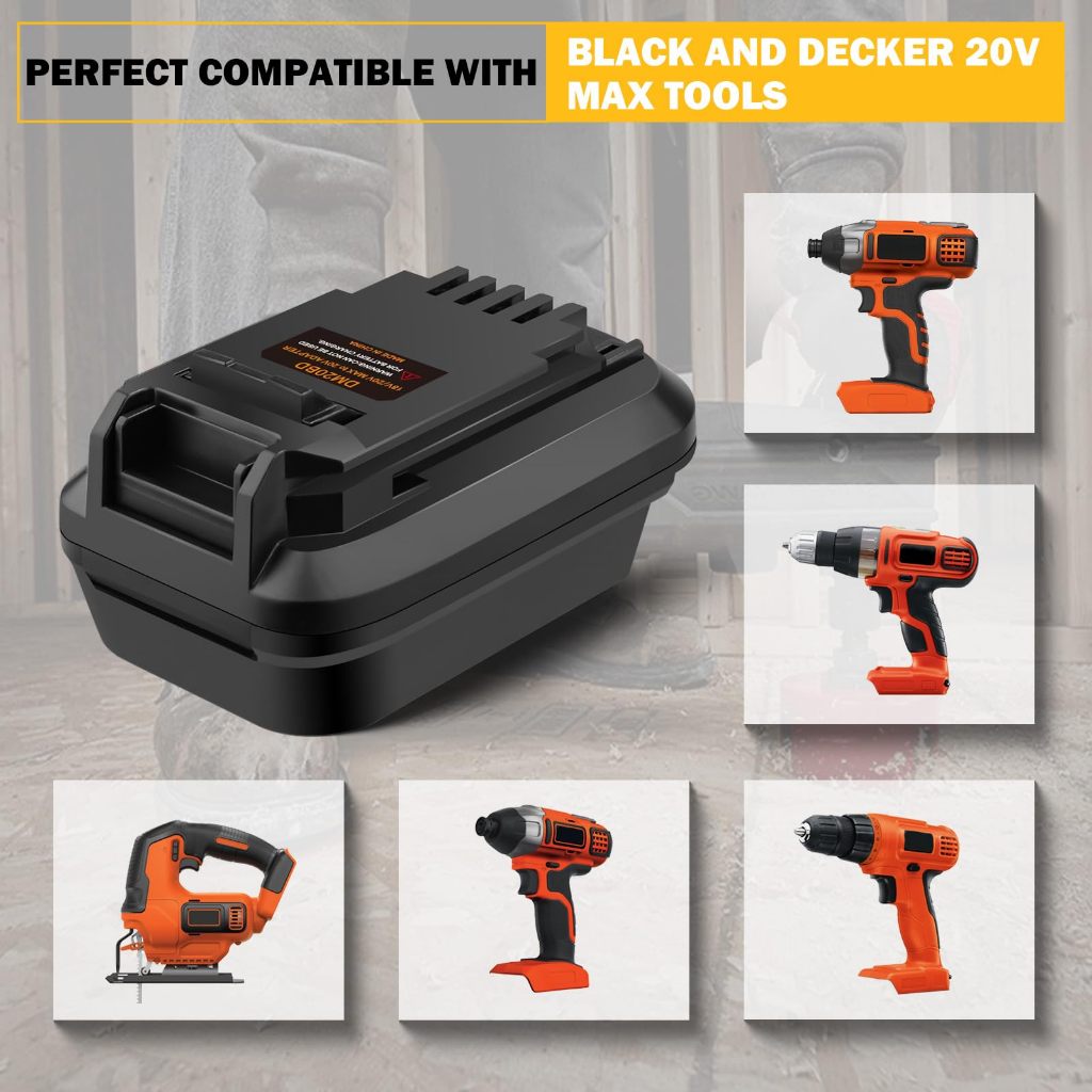 Bộ Chuyển Đổi Pin DM20BD Cho DeWalt 20V Cho Milwaukee 18V Pin Cho Đen & Decker 18V 20V Dụng Cụ