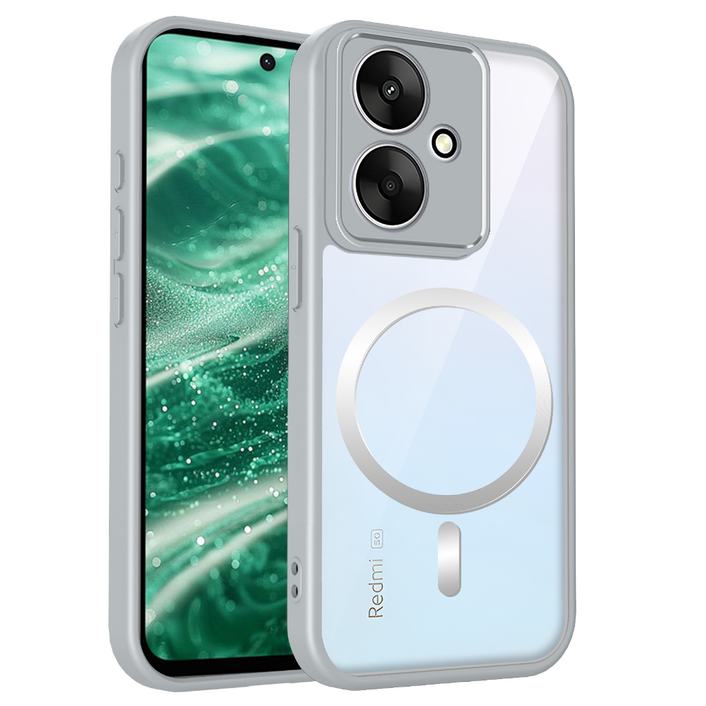 Ốp bảo vệ điện thoại TPU từ tính chống sốc cho Redmi 10 10C 10 Power 11A 12C 13 13C 13R 14C 15C 15A 4G 5G Vỏ bảo vệ chống sốc Vỏ điện thoại di động