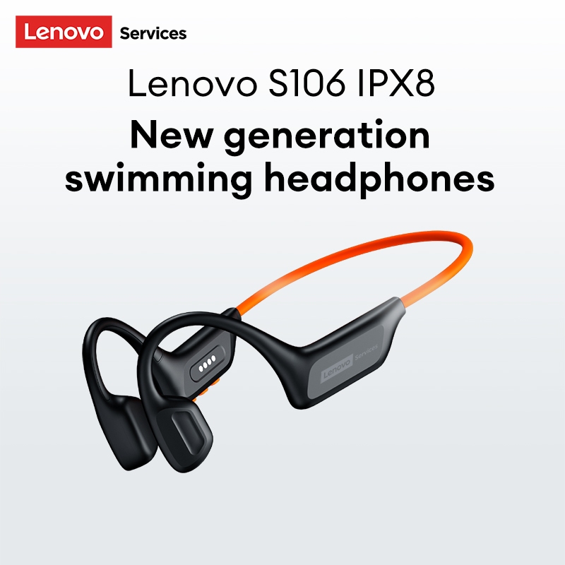 Tai nghe Bluetooth dẫn truyền xương Lenovo S106 Âm thanh vòm HIFI IPX8 Chống nước Chống mồ hôi Thể thao Âm nhạc Bluetooth V6.0 | BigBuy360 - bigbuy360.vn