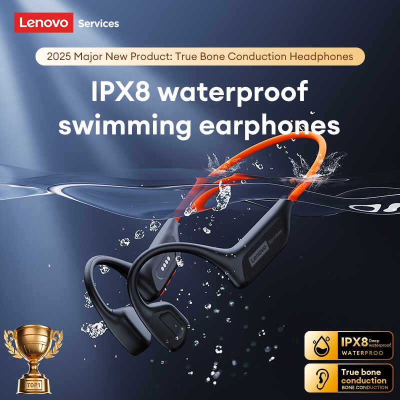 Tai nghe Bluetooth dẫn truyền xương Lenovo S106 Âm thanh vòm HIFI IPX8 Chống nước Chống mồ hôi Thể thao Âm nhạc Bluetooth V6.0 | BigBuy360 - bigbuy360.vn