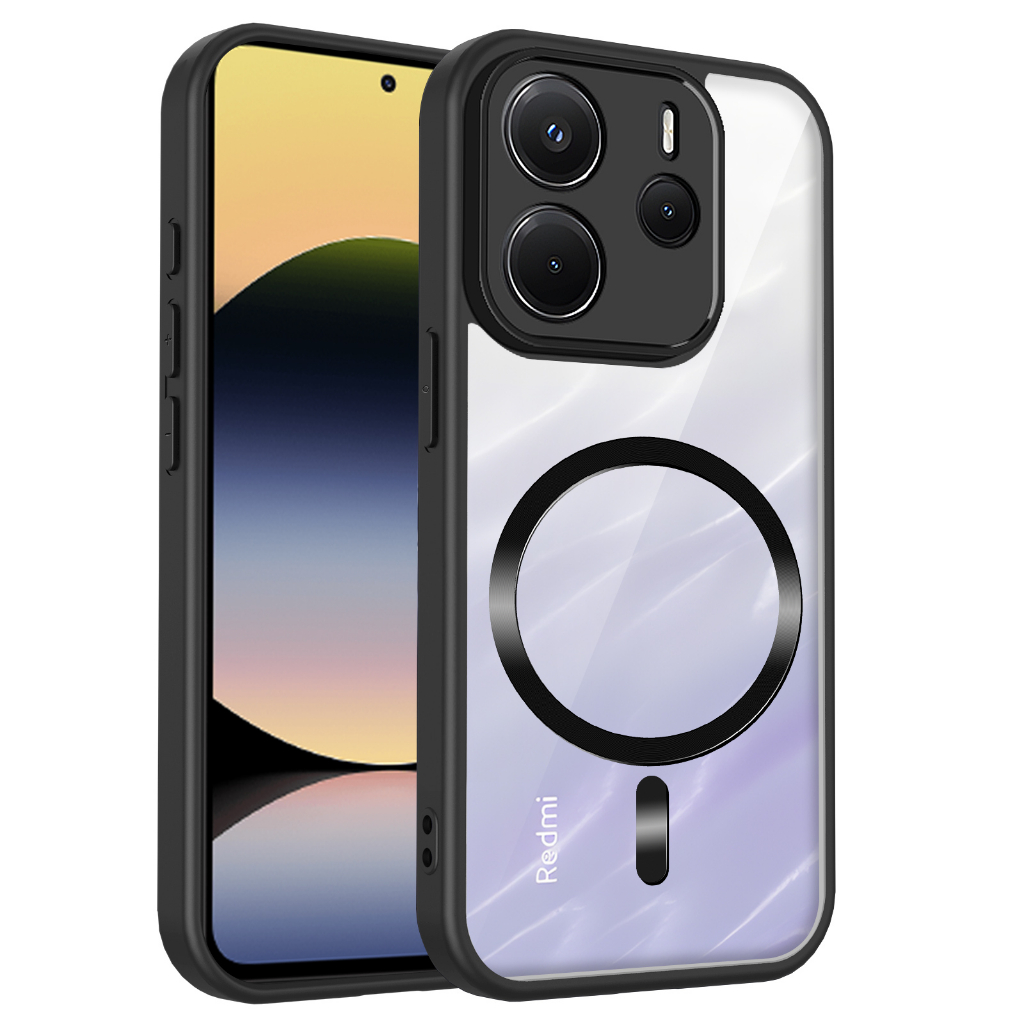 Ốp bảo vệ điện thoại TPU từ tính chống sốc cho Redmi Note 13 13R 13 Pro 14S 13 Pro 13 Pro Plus Note 14 14 Pro 14 Pro Plus 14 Pro 4G 5G Vỏ bảo vệ chống sốc