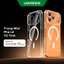 Ốp điện thoại trong suốt từ tính chống rơi UGREEN Sáng tạo iCrystal Tech Chống vân tay Chống trầy xước cho iPhone 17 Pro Max / iPhone 17 Air (ốp cứng)