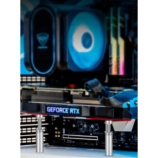 Nhôm GPU Giá Đỡ Dọc Kính Thiên Văn Xoay Chân Đế Từ Tính Giá Đỡ Thẻ Video Card Đồ Họa Giá Đỡ Hỗ Trợ 27-120mm