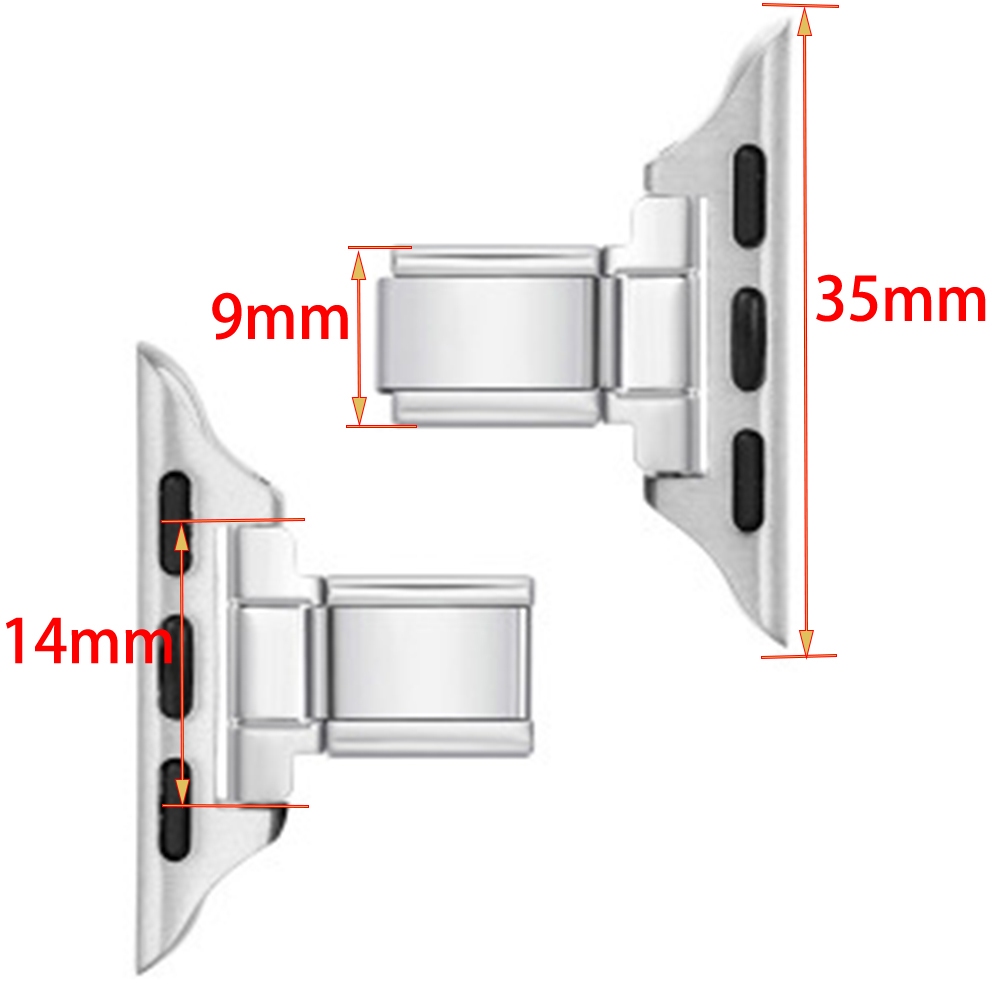 Đồng hồ Apple Mi mới có đầu nối Vòng tay mô-đun Ý Phụ kiện vòng tay nối DIY