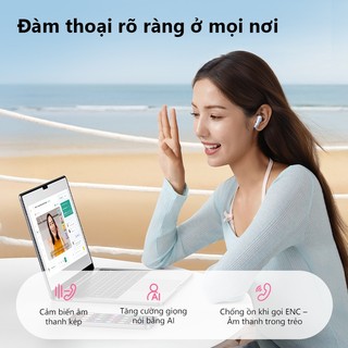 Tai Nghe Bass BS2 Lite Baseus Tăng cường âm trầm 40 giờ sử dụng khi dùng cùng hộp sạc Đàm thoại rõ nét với micro kép Al Bluetooth 6.0