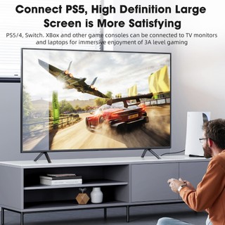 Cáp HDMI 8K Cáp HDMI tốc độ cao Đầu nối Nylon & vàng bện HDMI2.1 4K @ 120Hz 8K @ 60Hz cho máy tính xách tay PS5 Xbox HDTV