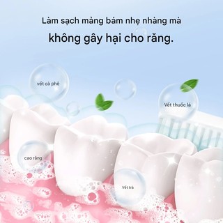 Kem đánh răng làm trắng, loại bỏ vết ố cà phê, ngăn ngừa sâu răng, giảm hôi miệng, nhập khẩu Nhật Bản