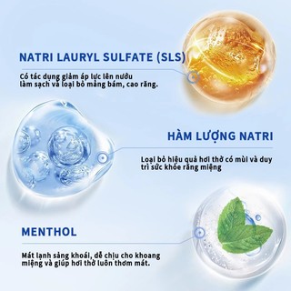 Kem đánh răng làm trắng, loại bỏ vết ố cà phê, ngăn ngừa sâu răng, giảm hôi miệng, nhập khẩu Nhật Bản