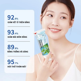 Kem đánh răng làm trắng, loại bỏ vết ố cà phê, ngăn ngừa sâu răng, giảm hôi miệng, nhập khẩu Nhật Bản