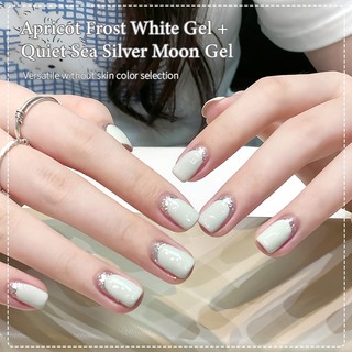 [ANNIES] Nhấp Nháy Sequins Sơn Móng Tay Keo Phong Cách Mới Phổ Biến Pure Desire White Nail Shop Chuyên Dụng