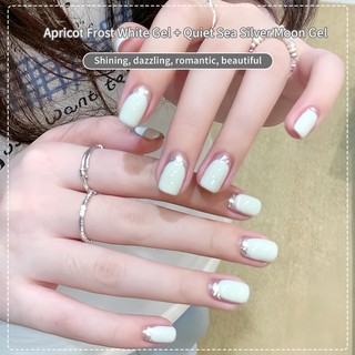 [ANNIES] Nhấp Nháy Sequins Sơn Móng Tay Keo Phong Cách Mới Phổ Biến Pure Desire White Nail Shop Chuyên Dụng