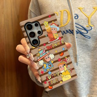 Ốp bảo vệ hai trong một họa tiết Circus elf thích hợp cho Ốp điện thoại di động Samsung su22u s23 plus s23FE s24 s25 plus A55 A56 A36