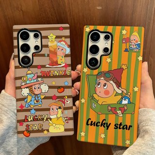 Ốp bảo vệ hai trong một họa tiết Circus elf thích hợp cho Ốp điện thoại di động Samsung su22u s23 plus s23FE s24 s25 plus A55 A56 A36