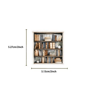 Bộ 50 Retro Nội Thất Nghệ Thuật Miếng Dán Chống Thấm Nước Trong Suốt Chất Liệu PET Trang Trí Miếng Dán Điện Thoại