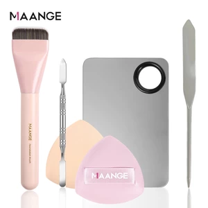 Dụng cụ đắp mặt nạ trang điểm MAANGE đầu phẳng che khuyết điểm chuyên nghiệp 1614+51580