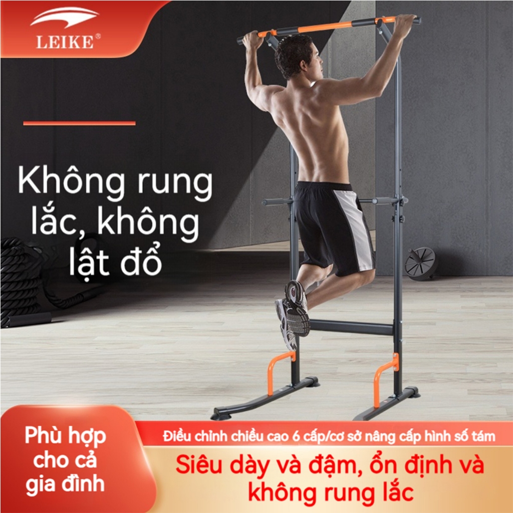 Leikefitness Xà đơn xà kép Pull Up Bar 6 điều chỉnh độ cao Chịu được XR106