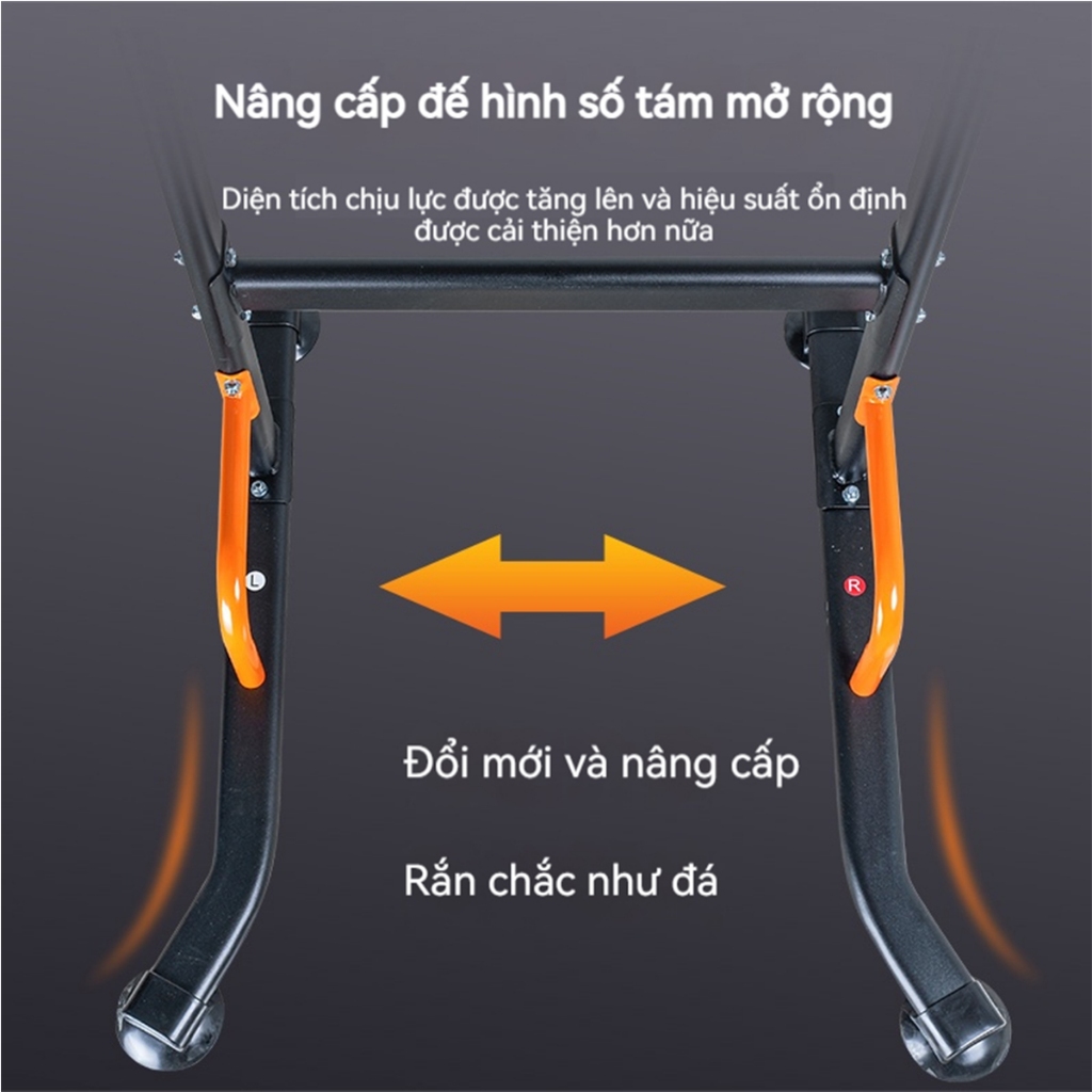 Leikefitness Xà đơn xà kép Pull Up Bar 6 điều chỉnh độ cao Chịu được XR106